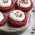 Irresistible Red Velvet Cookies with Cream Cheese Frosting Recipe 6 Red Velvet Cookies with Cream Cheese Frosting
