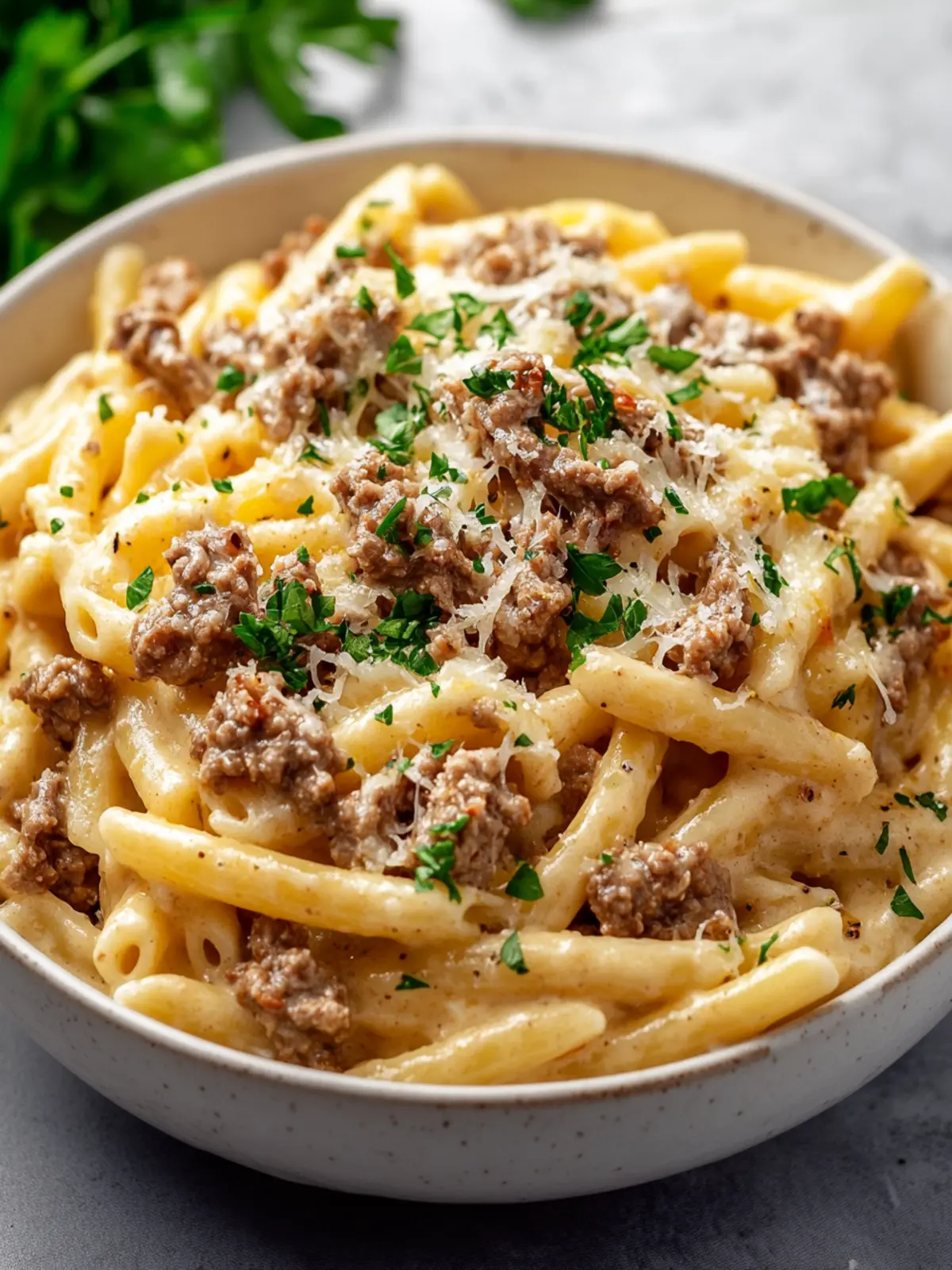 Creamy High Protein Beef Pasta for a Cozy Weeknight Dinner 5 Creamy High Protein Beef Pasta