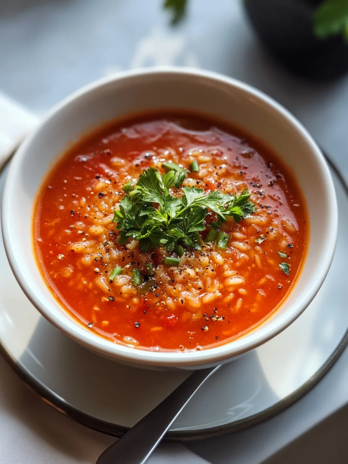 Cozy Tomato Rice Soup for a Soul-Warming Dinner Night 5 Tomato Rice Soup