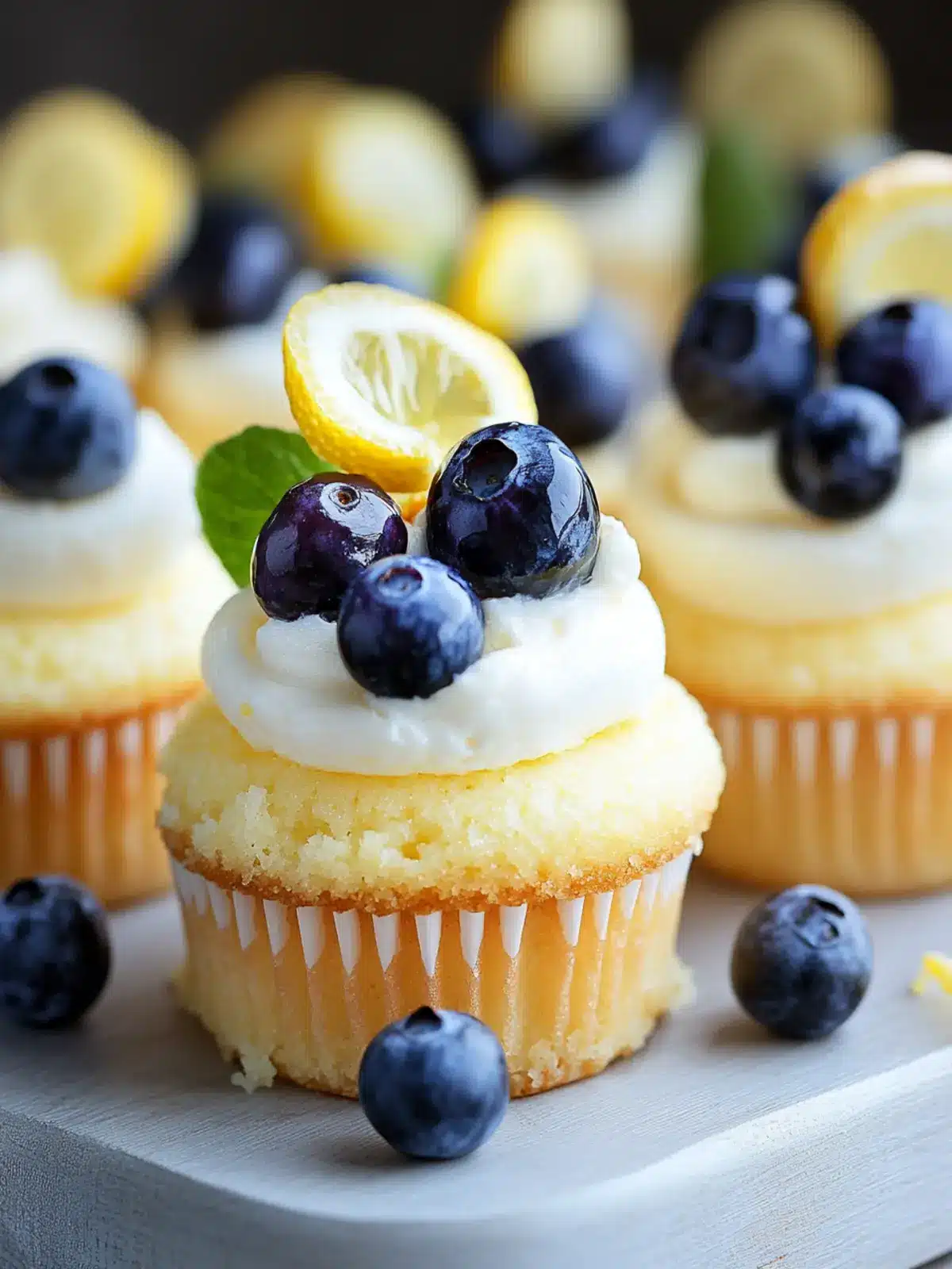 Lemon-Blueberry Mini Cheesecake Cupcakes for Sweet Moments 5 Lemon-Blueberry Mini Cheesecake Cupcakes