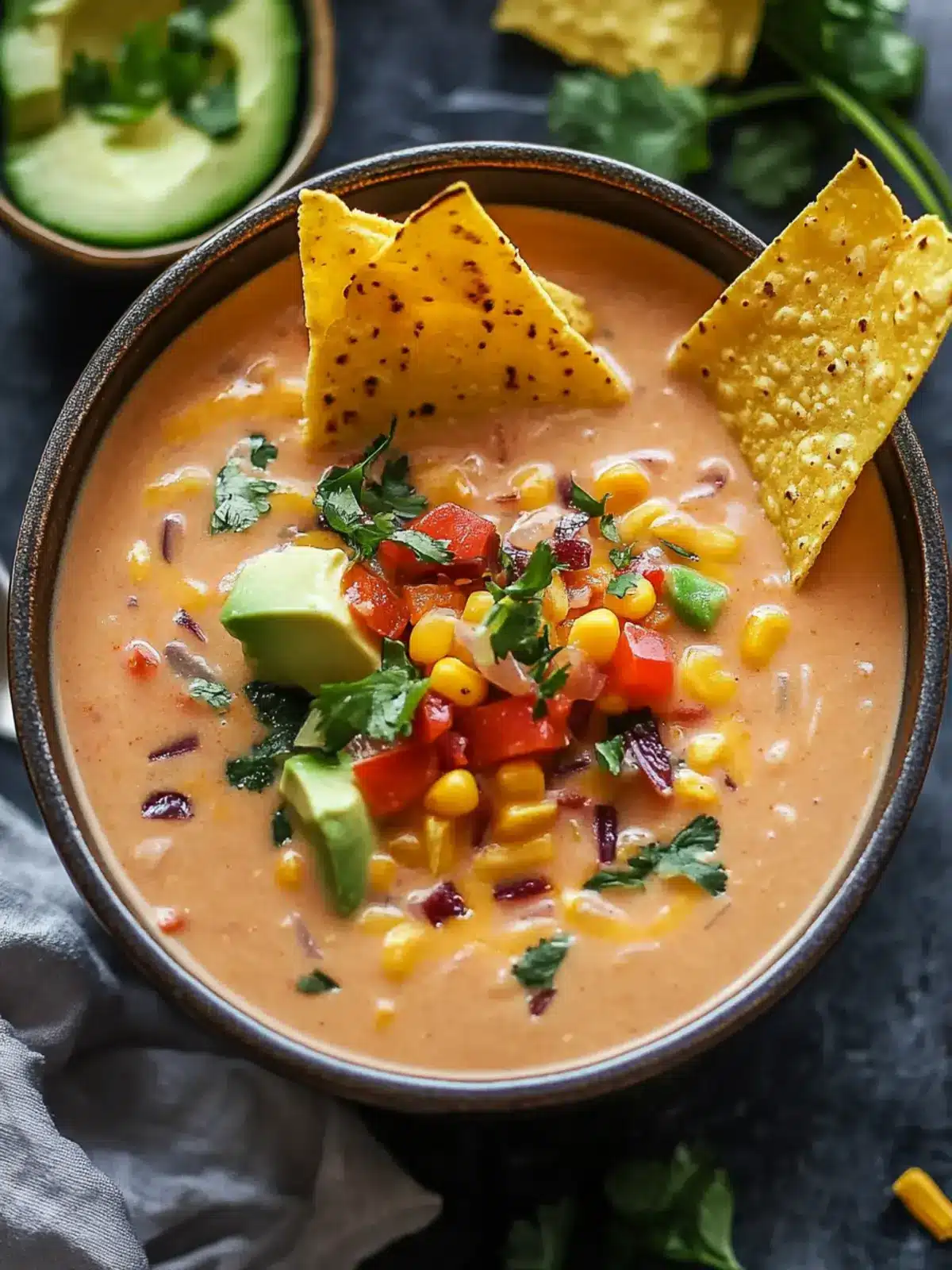 Creamy Vegetarian Tortilla Soup: Comfort in Every Spoonful 5 Creamy Vegetarian Tortilla Soup