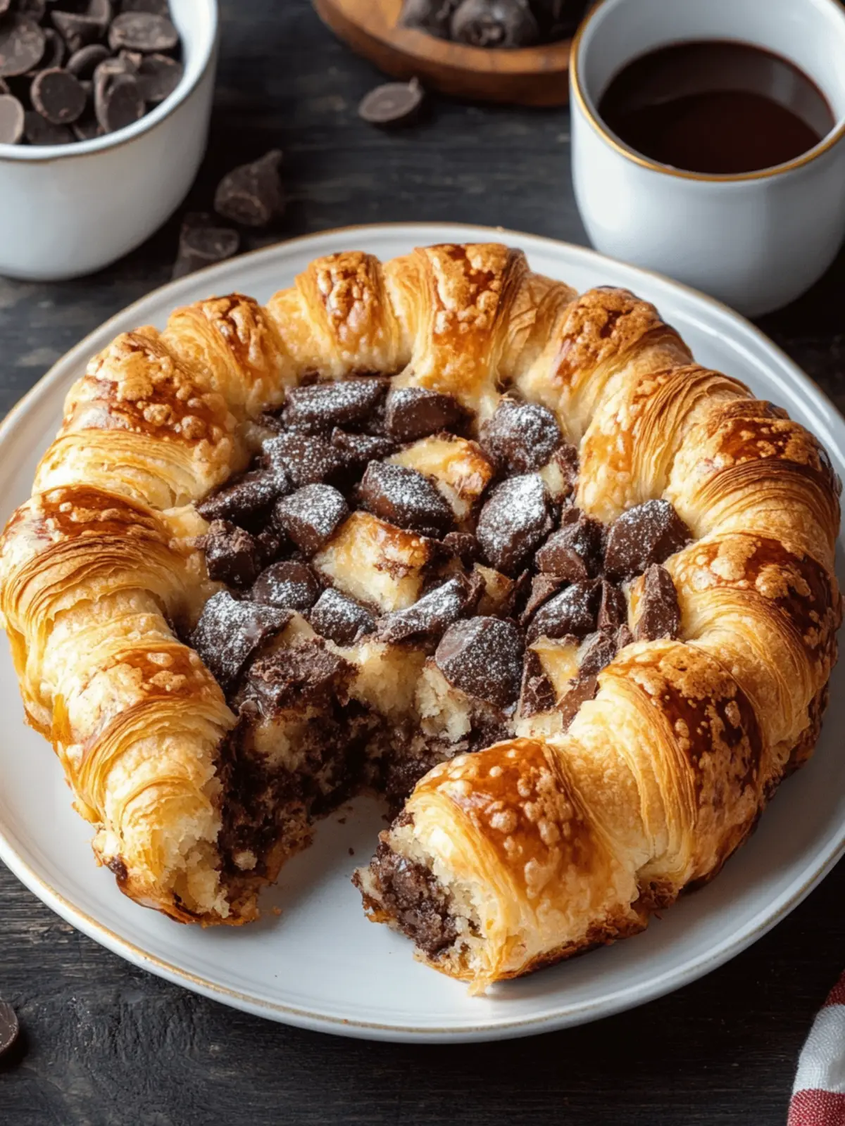 Decadent Chocolate Croissant Breakfast Bake for Your Brunch Bliss 2 Chocolate Croissant Breakfast Bake