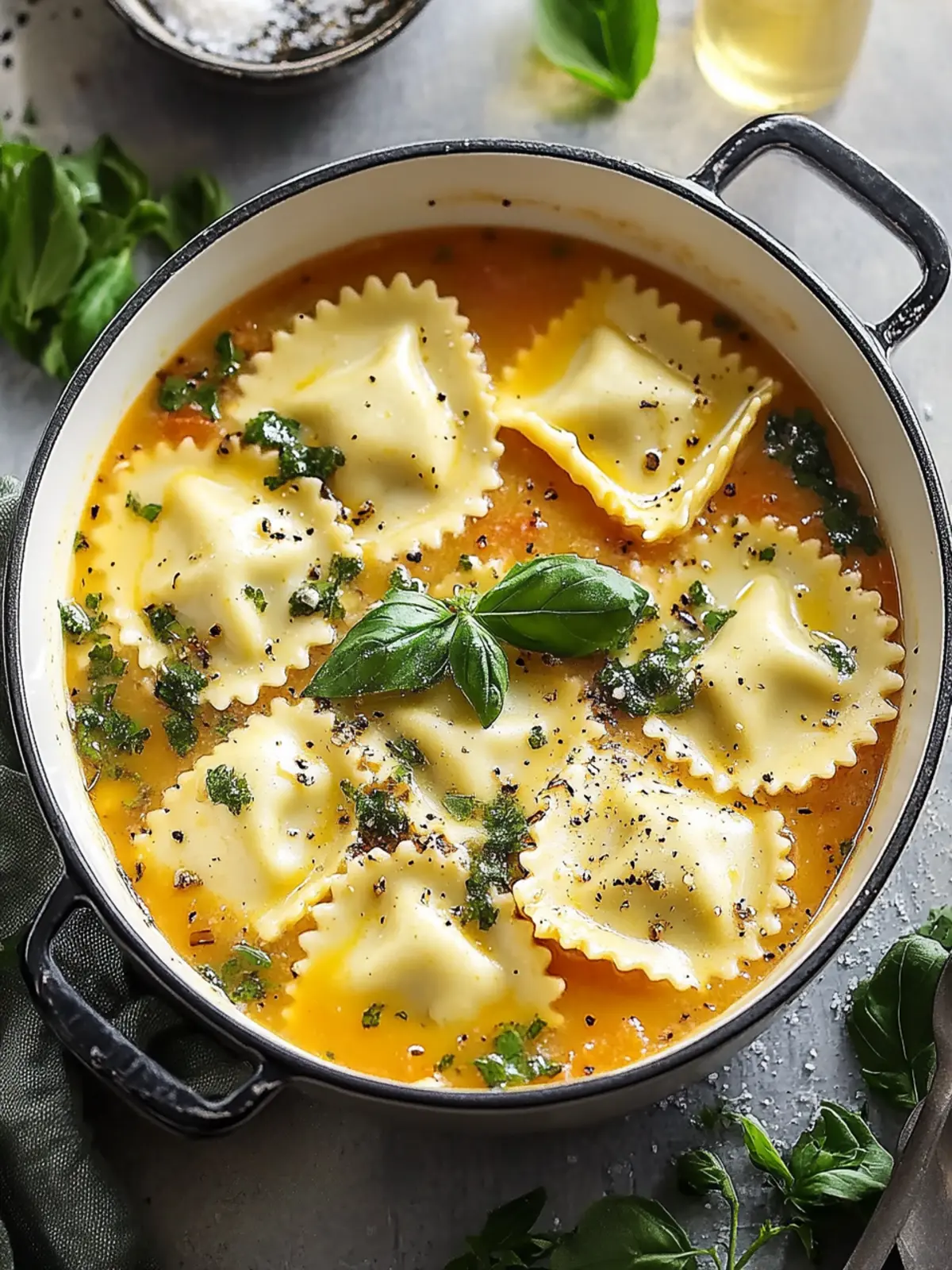 Comforting Ravioli Soup Recipe for Busy Weeknights 4 Ravioli Soup