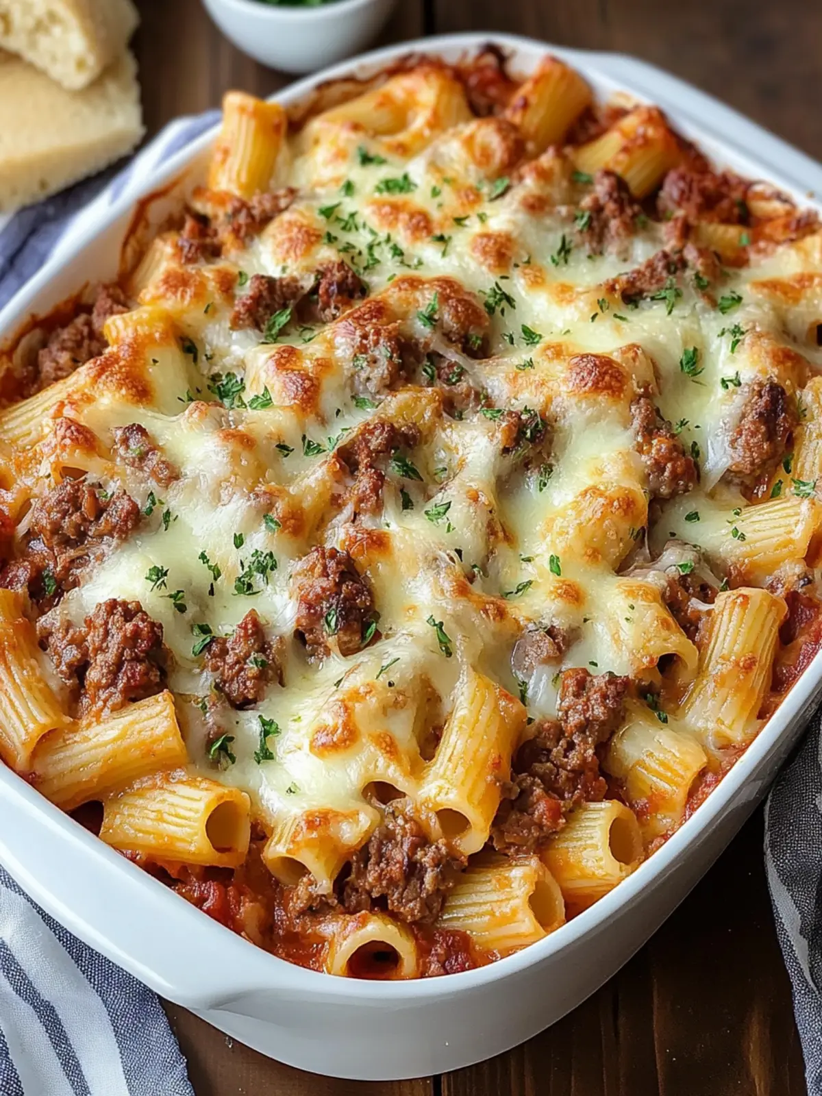 Cheesy Beef Rigatoni Bake: Your Family's New Favorite Comfort Dish 5 Cheesy Beef Rigatoni Bake
