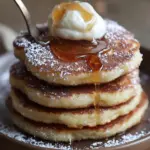 Fluffy Spanish Churro Pancakes With Decadent Chocolate Sauce 8 Spanish Churro Pancakes