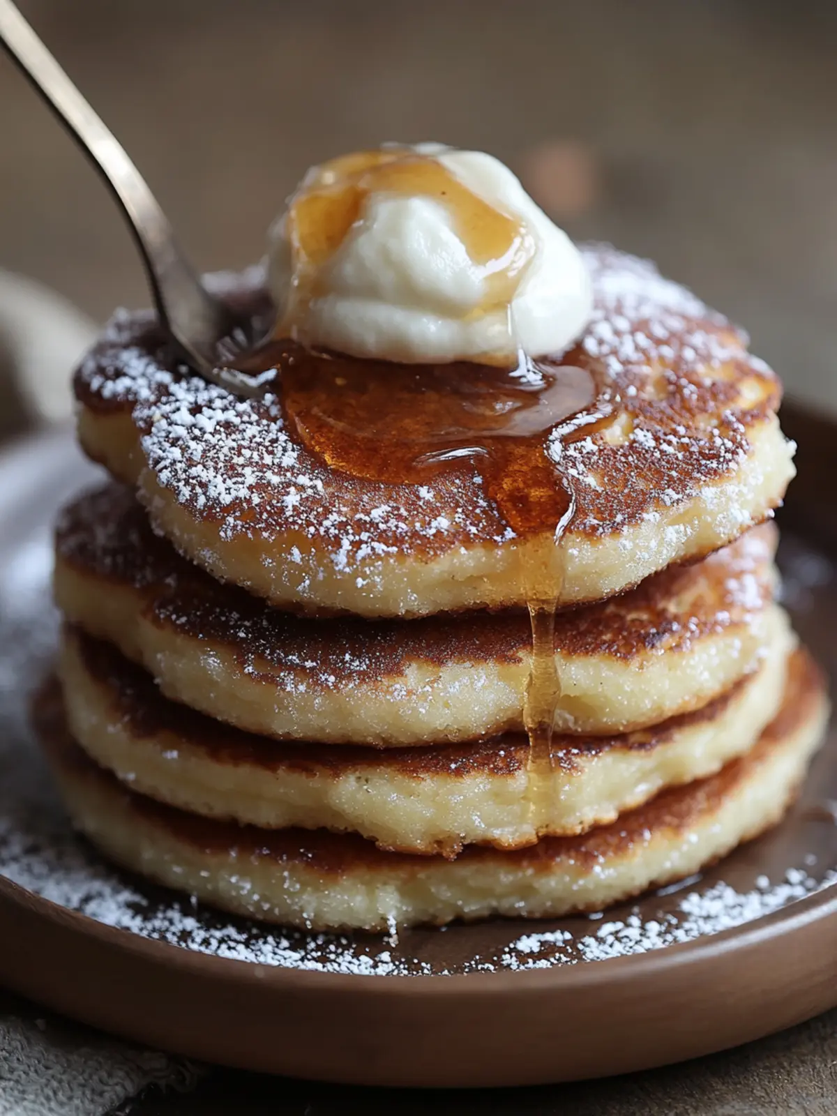 Fluffy Spanish Churro Pancakes With Decadent Chocolate Sauce 5 Spanish Churro Pancakes