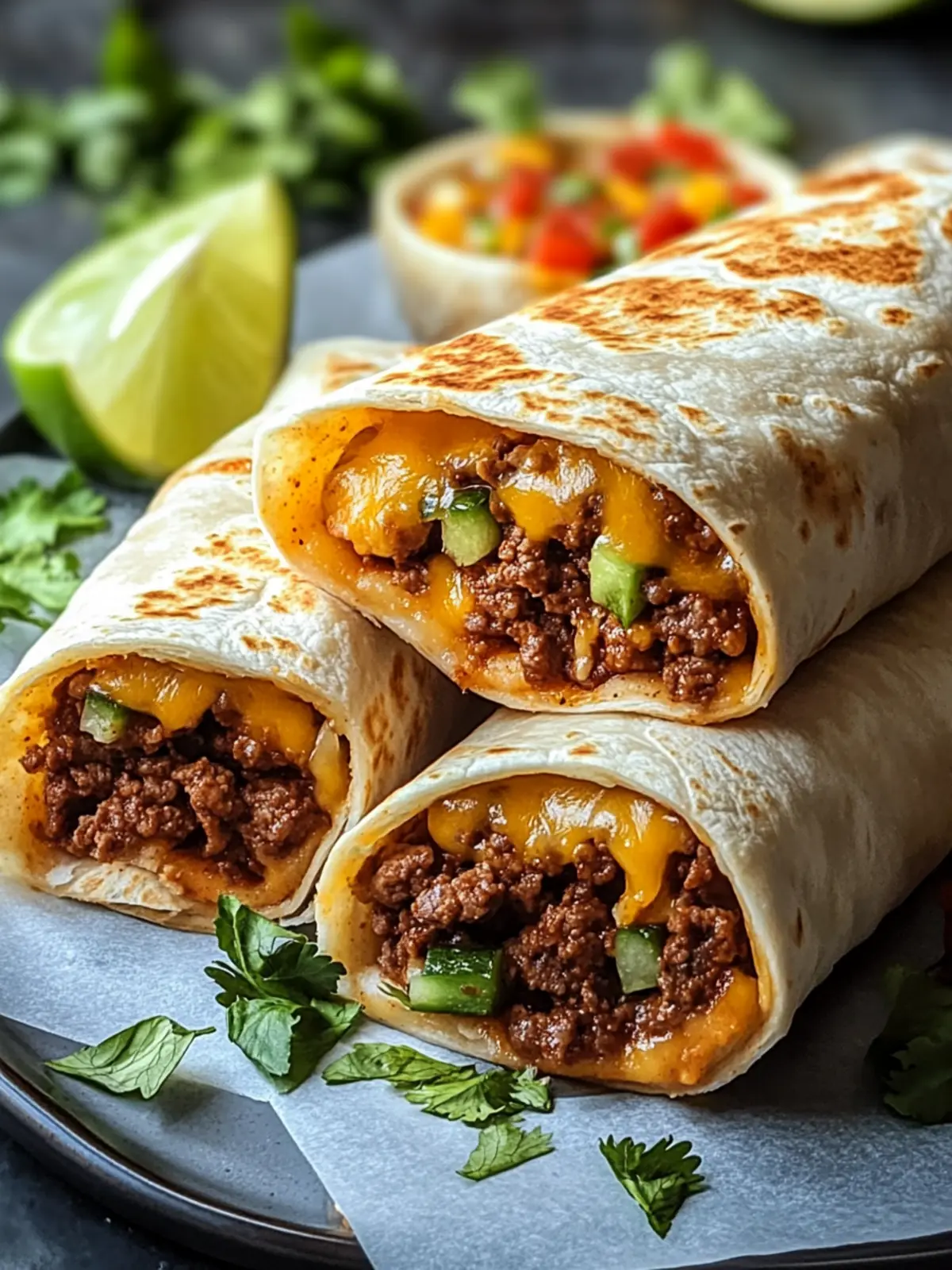 Beef Cheeseburritos: Quick, Cheesy Comfort You’ll Love 3 Beef Cheeseburritos