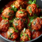 Delicious Beef Meatballs in Tomato Sauce for Cozy Dinners 6 Beef Meatballs in Tomato Sauce