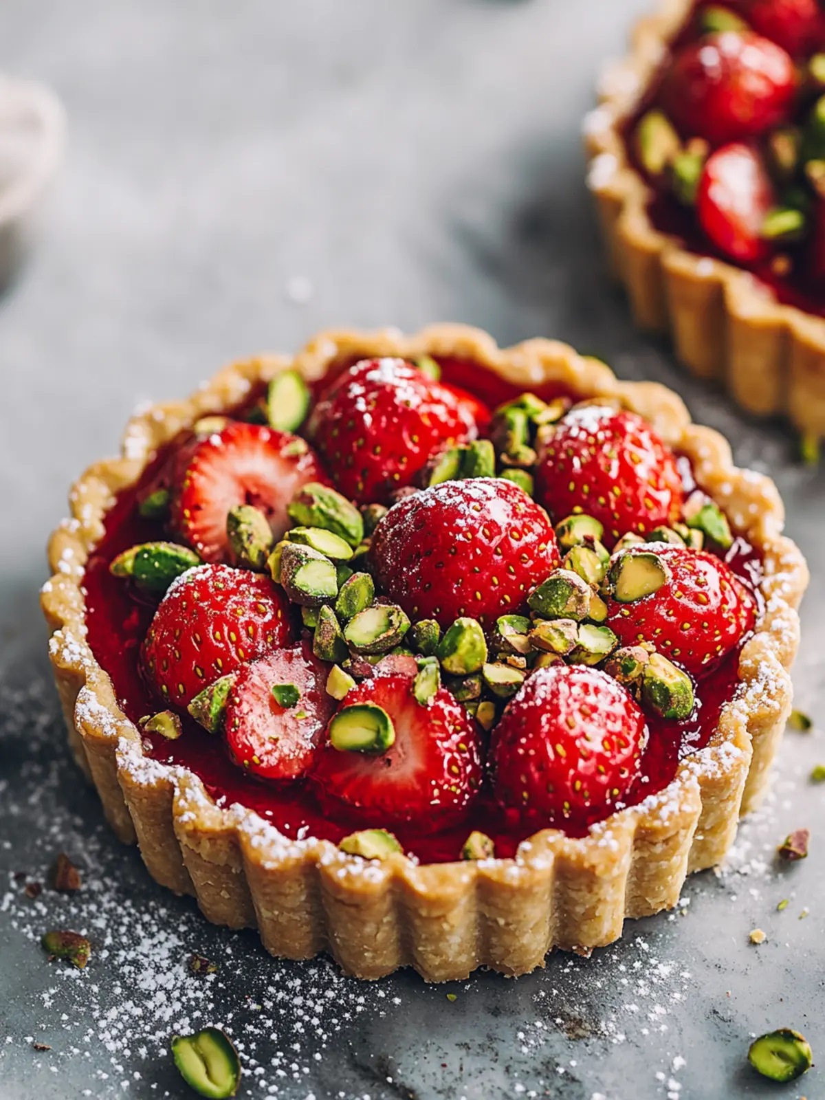 Deliciously Elegant Strawberry Pistachio Tart for Home Chefs 4 Strawberry Pistachio Tart