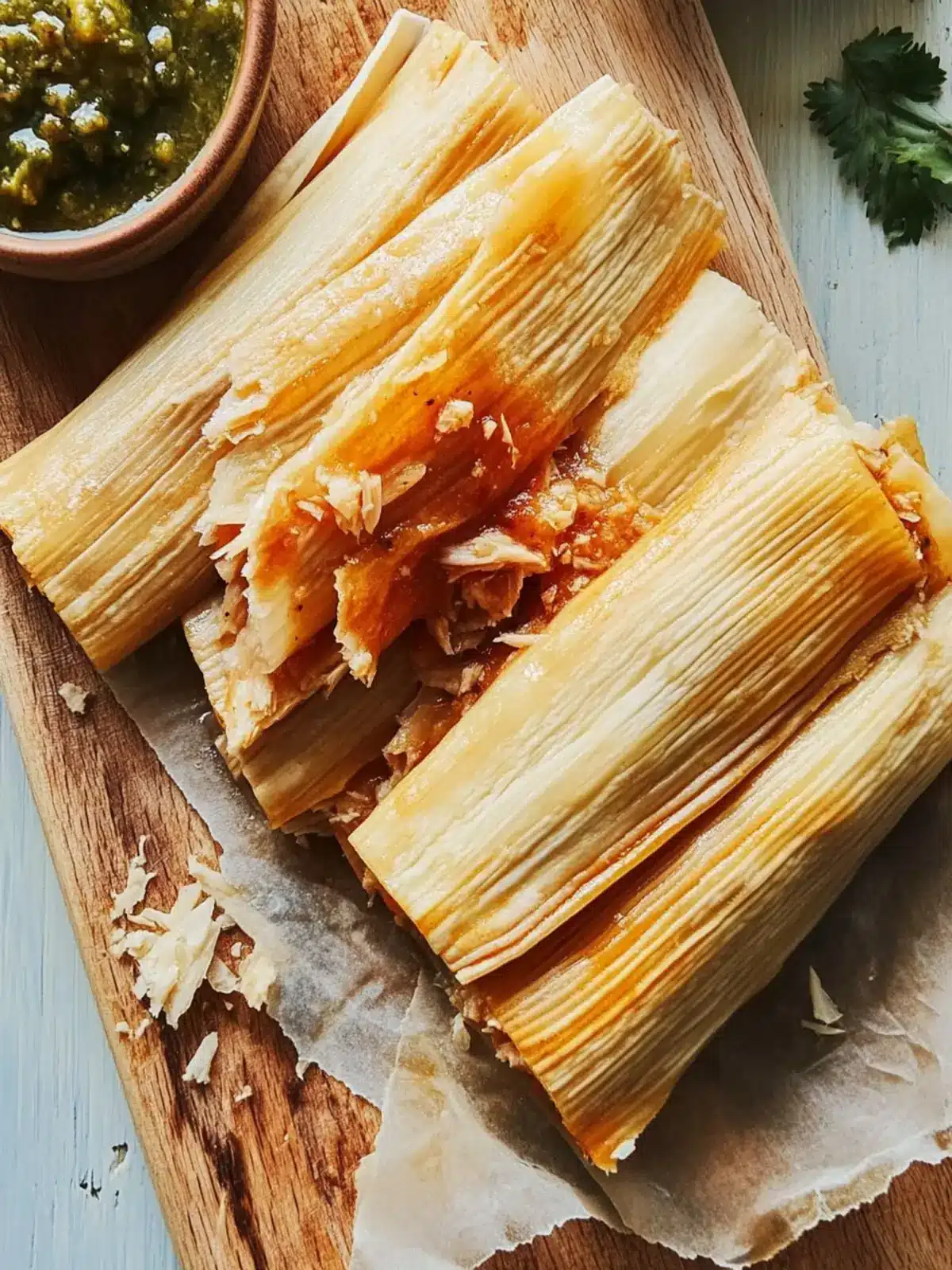 Delicious Homemade Tamales: Easy Masa Dough Recipe Included 4 Tamales