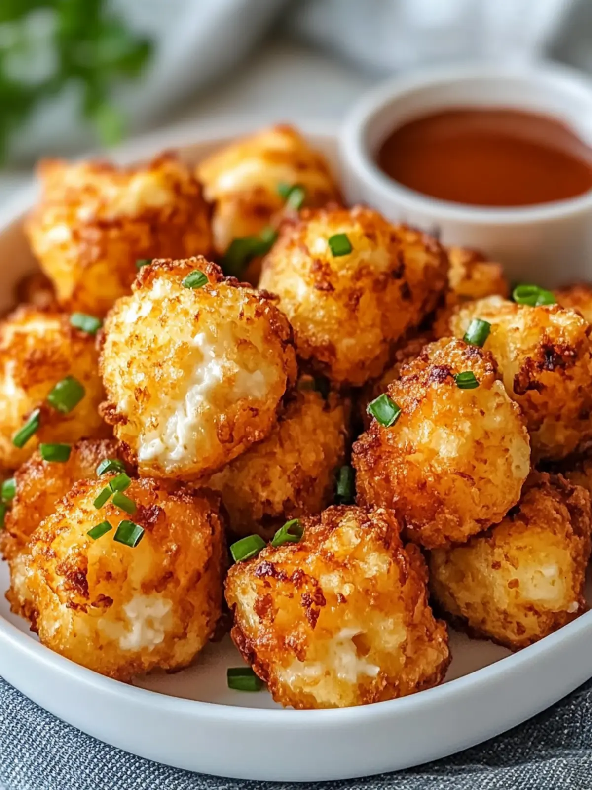 Crispy Air Fryer Cottage Cheese Tots – Your New Snack Obsession 4 Air Fryer Cottage Cheese Tots