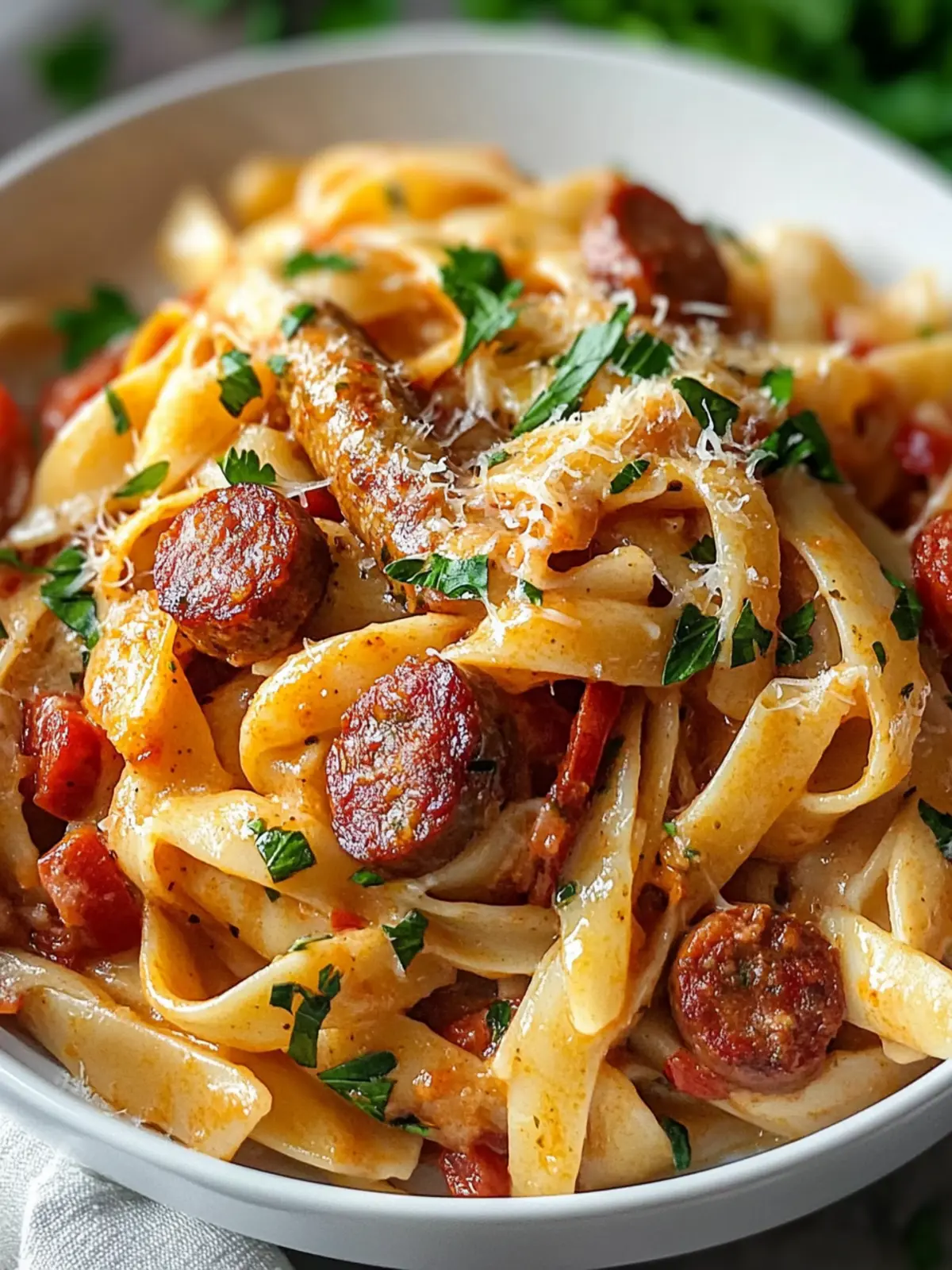Quick & Delicious Spicy Cajun Sausage Pasta in 30 Minutes 4 Spicy Cajun Sausage Pasta