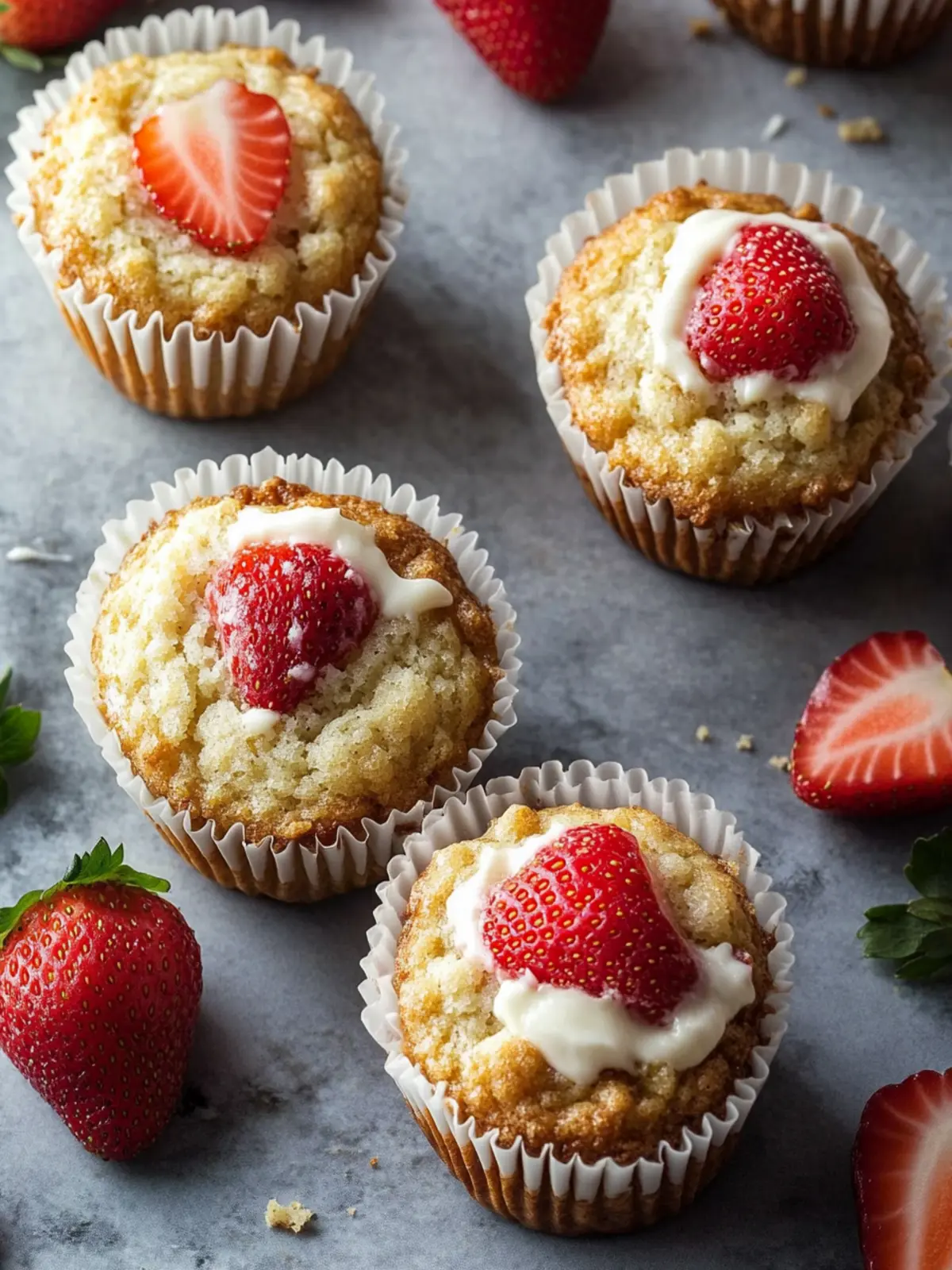 Strawberry Cream Cheese Muffins: Sweet, Creamy Bliss Awaits 4 Strawberry Cream Cheese Muffins: A Perfect Blend of Sweet and Creamy