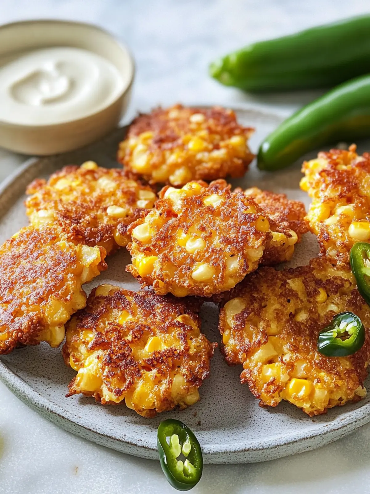 Jalapeño Popper Corn Fritters: Crispy Summer Snacks You’ll Love 5 Jalapeño Popper Corn Fritters