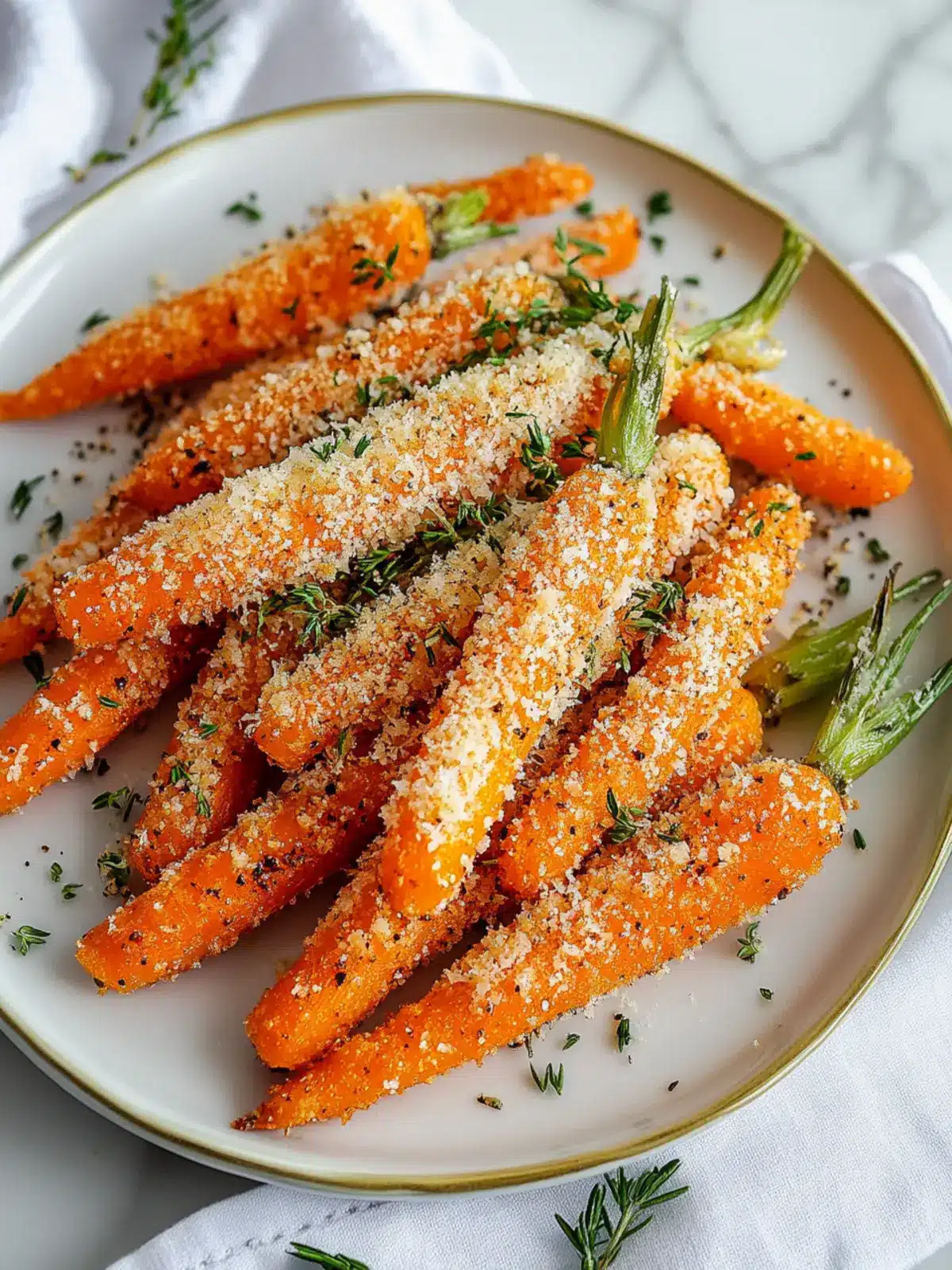 Crispy Parmesan Carrots: A Flavorful Twist on Classic Sides 4 Crispy Parmesan Carrots
