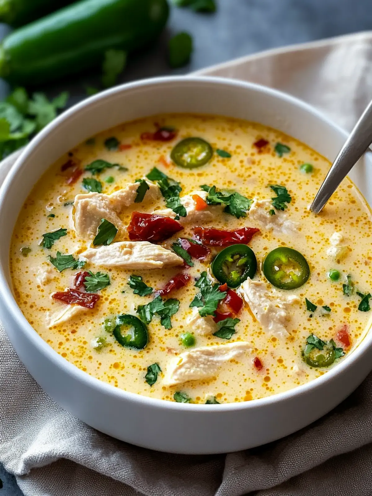 Creamy Spicy Jalapeno Popper Chicken Soup Your New Favorite Comfort Dish 4 Creamy Spicy Jalapeno Popper Chicken Soup