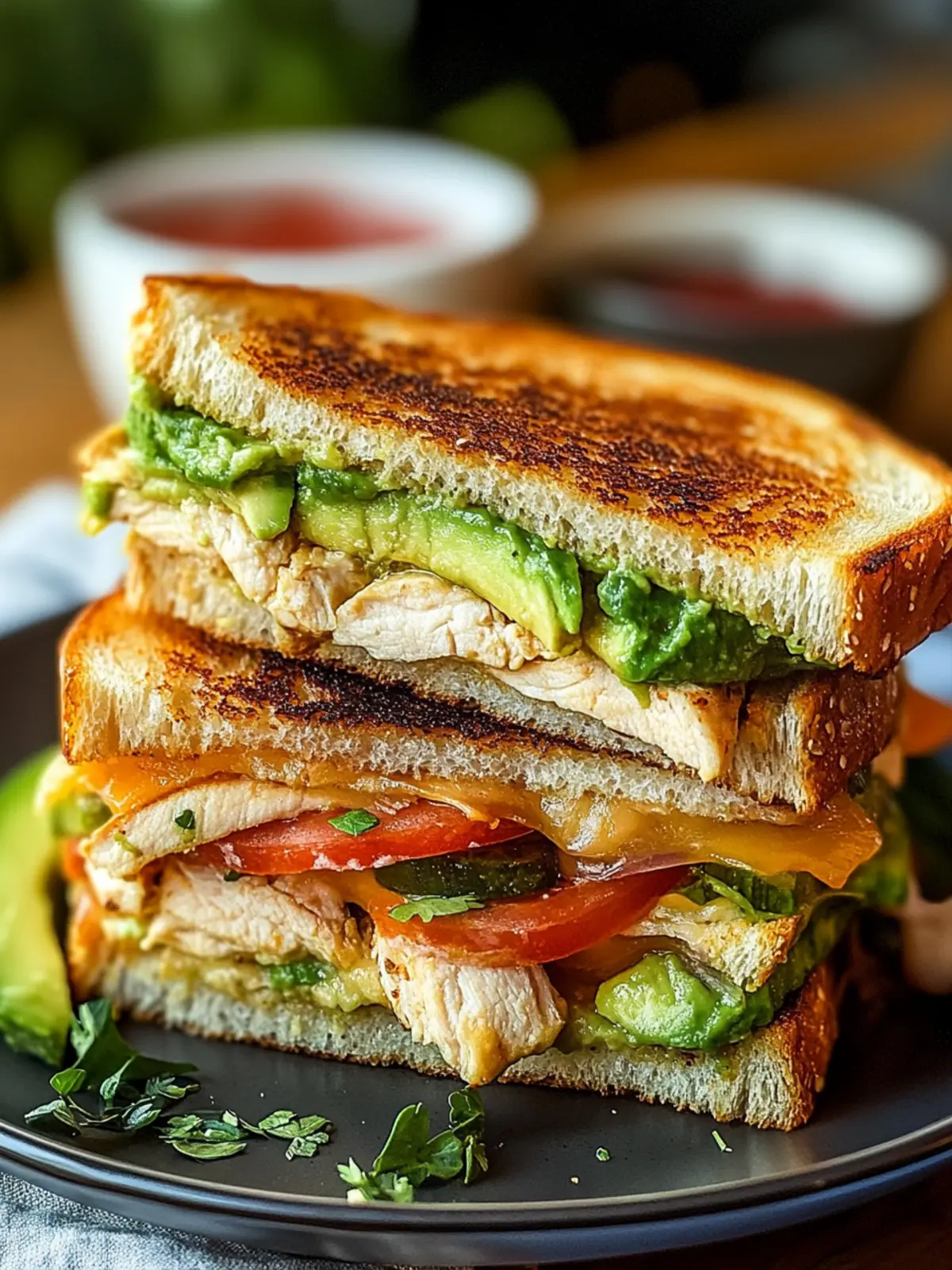 Chicken Avocado Melt Sandwich for Cheesy Comfort Bliss 5 Chicken Avocado Melt Sandwich
