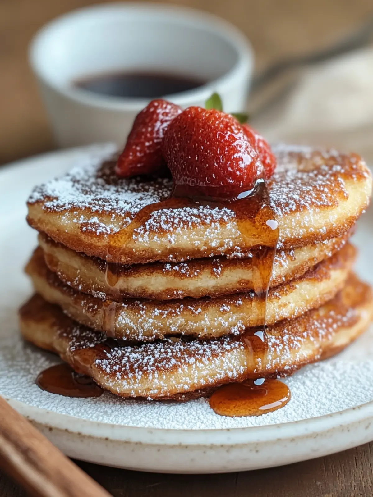 Fluffy Spanish Churro Pancakes With Decadent Chocolate Sauce 3 Spanish Churro Pancakes