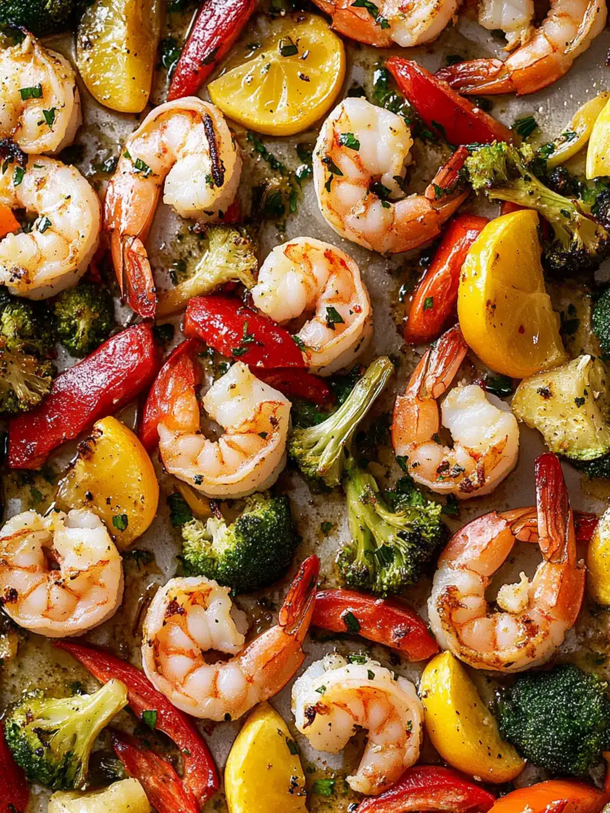 Sheet-Pan Garlicky Shrimp and Veggies: A Flavorful 30-Minute Delight 4 Sheet-Pan Garlicky Shrimp and Veggies
