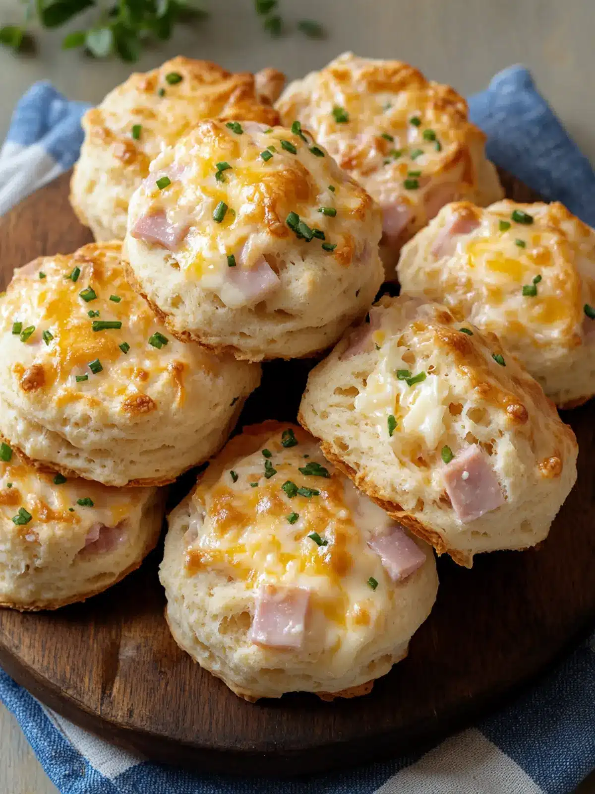 Heavenly Ham and Cheese Butter Swim Biscuits You’ll Crave 3 Ham and Cheese Butter Swim Biscuits