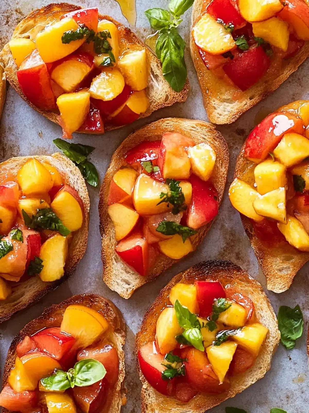 Savory Peach Bruschetta with Ricotta for Summer Bliss 2 Peach Bruschetta