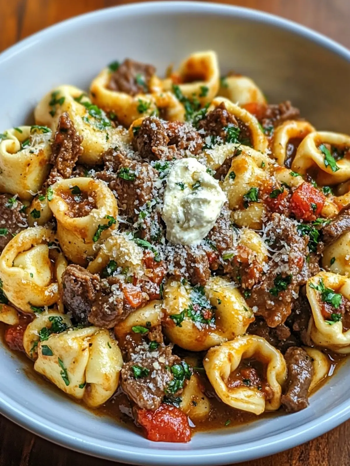 Cheesesteak Tortellini: Comfort Food with a Savory Twist 4 Cheesesteak Tortellini