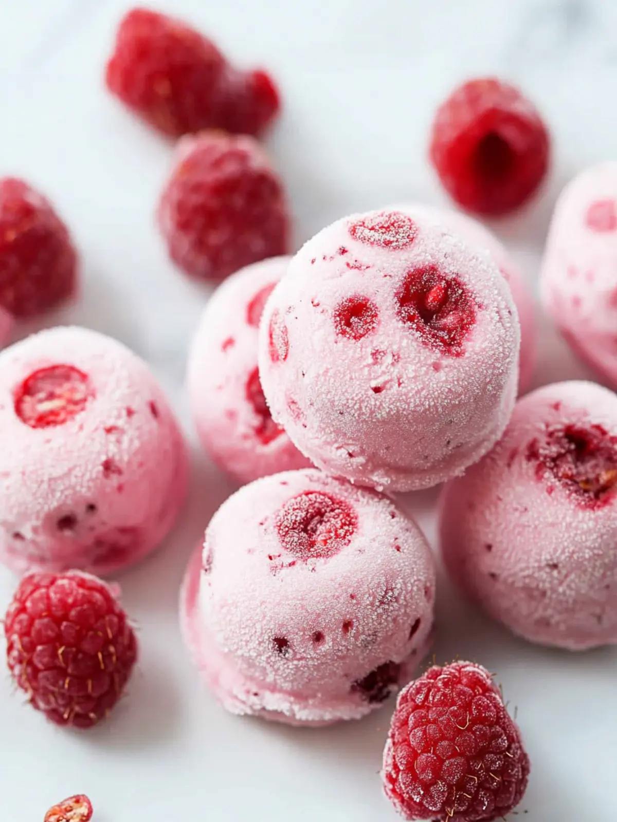 Delicious Raspberry Frozen Yogurt Bites for Healthy Snacking 3 Raspberry Frozen Yogurt Bites