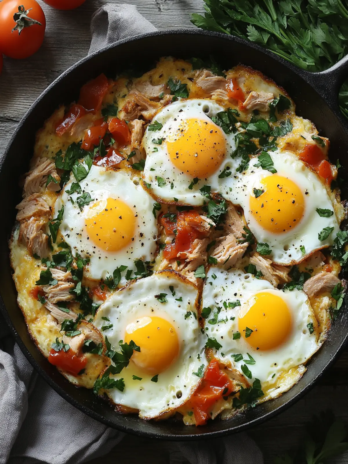 Turkey & Egg Breakfast Skillet for a Wholesome Morning Boost 5 Turkey & Egg Breakfast Skillet
