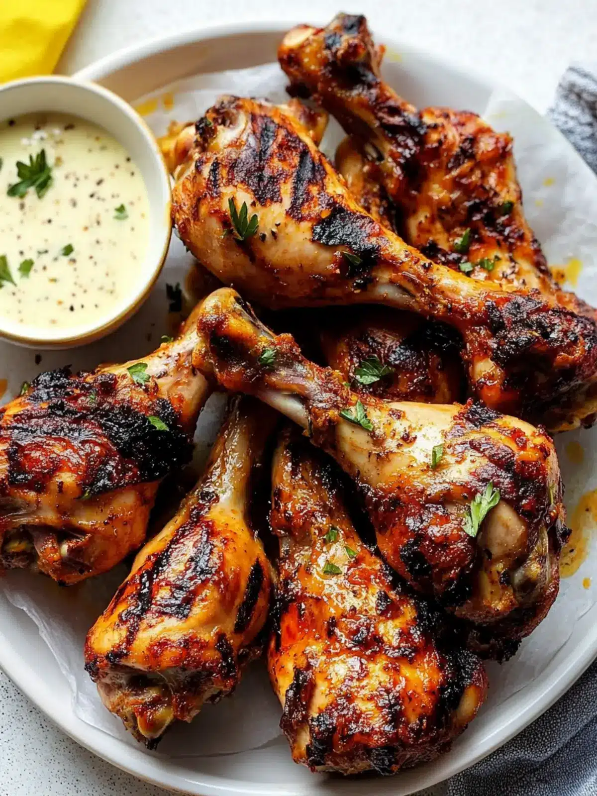 Perfectly Juicy Butterflied Grilled Chicken Drumsticks Recipe 4 Butterflied Grilled Chicken Drumsticks