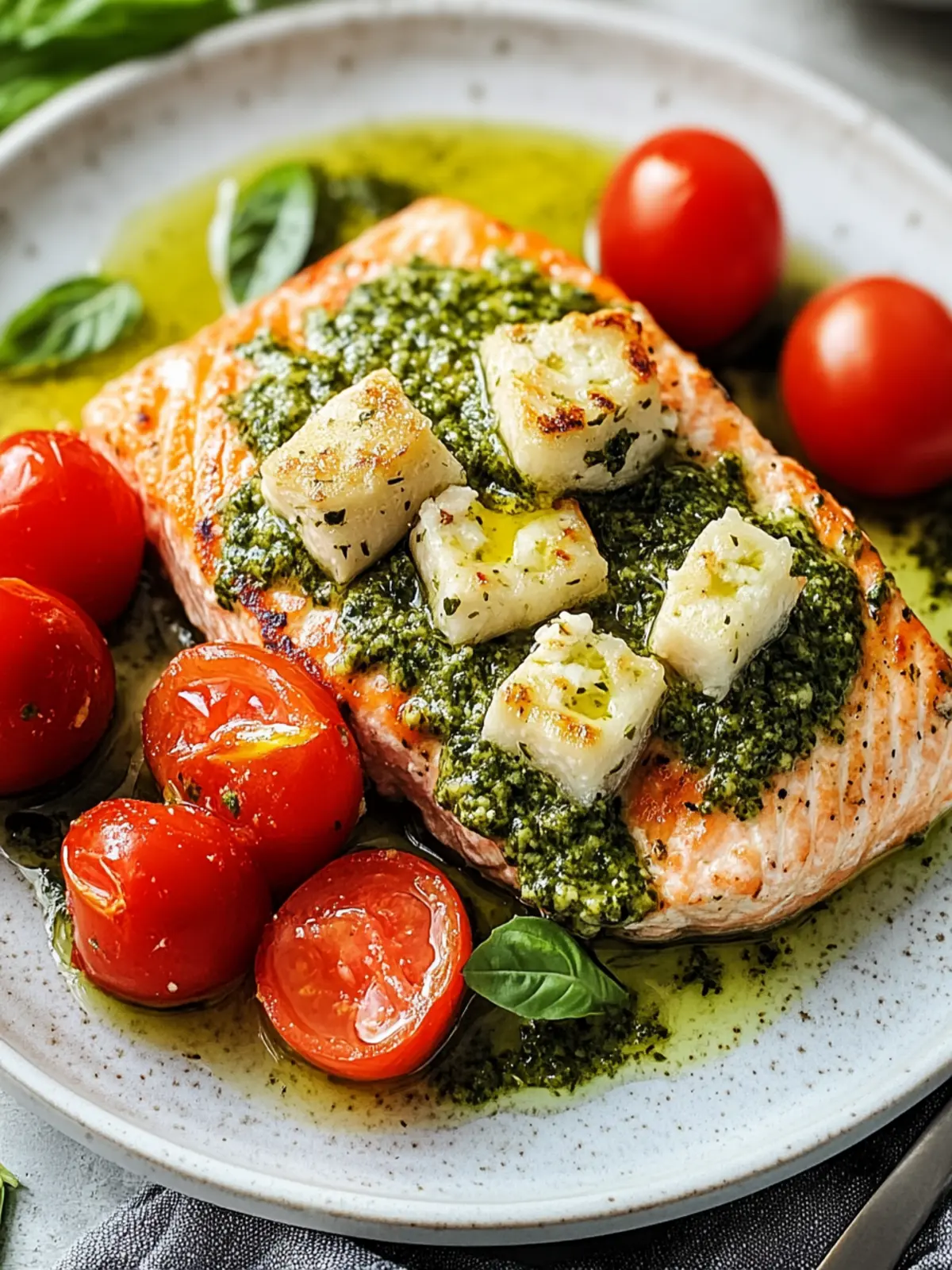 Savory Pesto Salmon: Your 30-Minute Dinner Delight! 2 Pesto Salmon