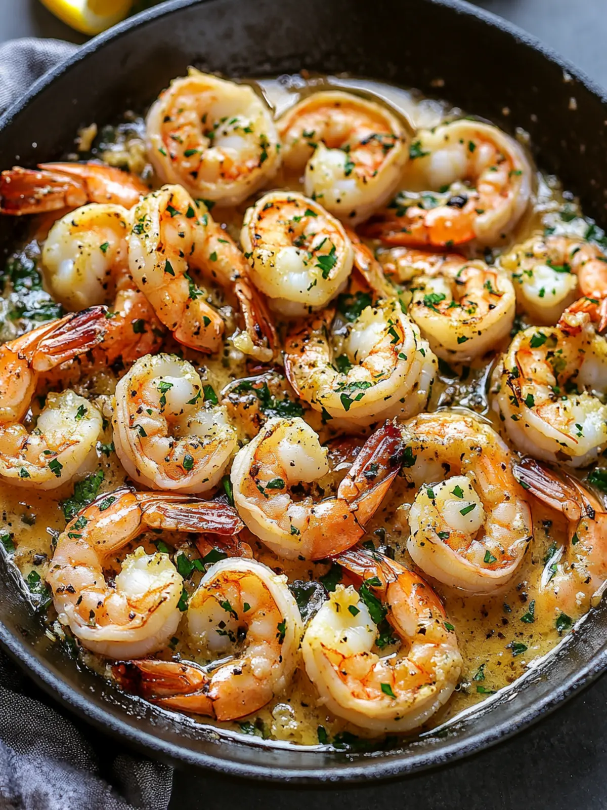 Savory Garlic Butter Shrimp Skillet for Quick Dinner Bliss 2 Garlic Butter Shrimp Skillet