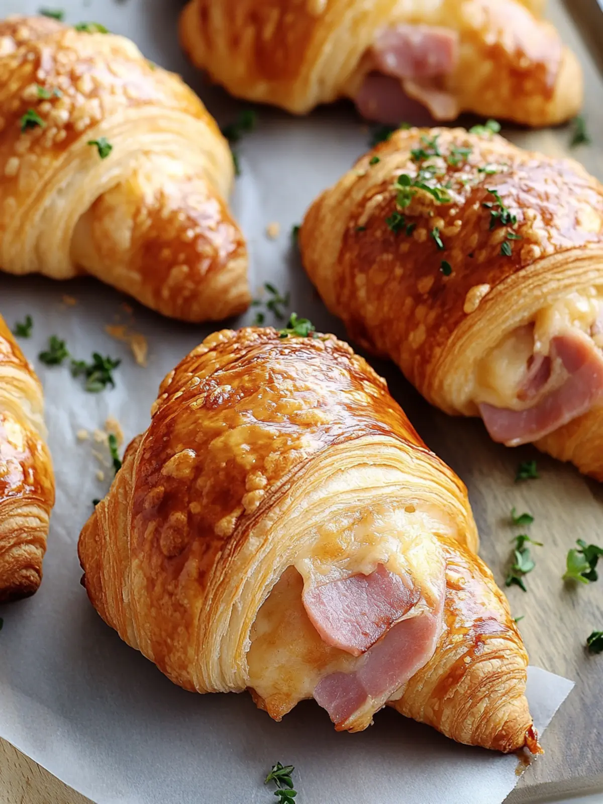 Savory Baked Ham and Cheese Croissants in Just 30 Minutes 3 Baked Ham and Cheese Croissants