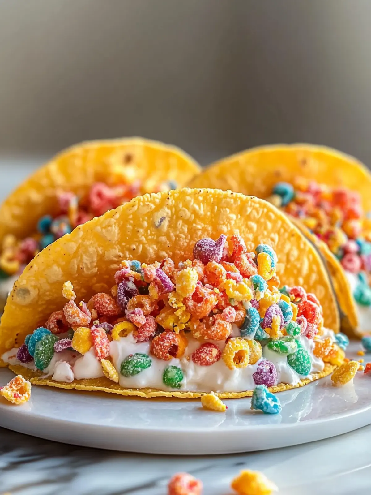 Fruity Pebbles Cheesecake Tacos: A Fun Twist on Dessert 4 Fruity Pebbles Cheesecake Tacos