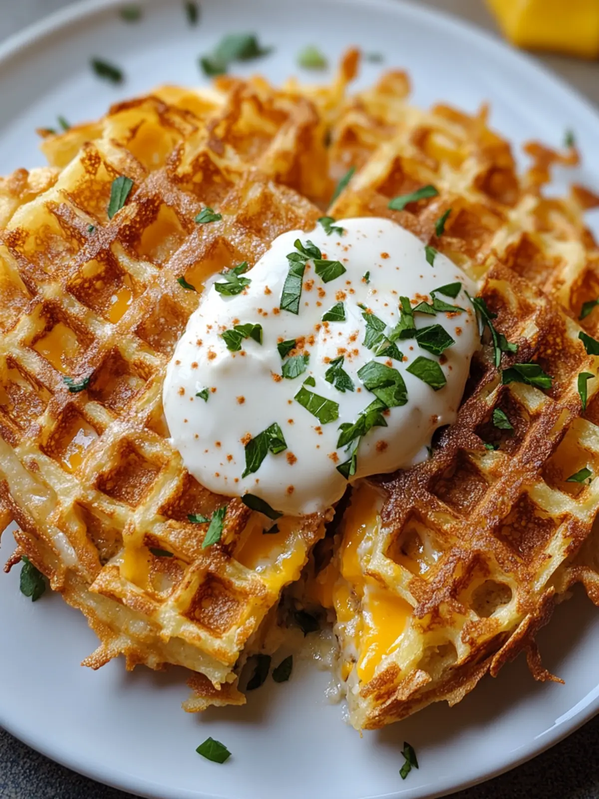 Savory Hashbrown Chaffle: Your Crispy Low-Carb Hero 5 Savory Hashbrown Chaffle