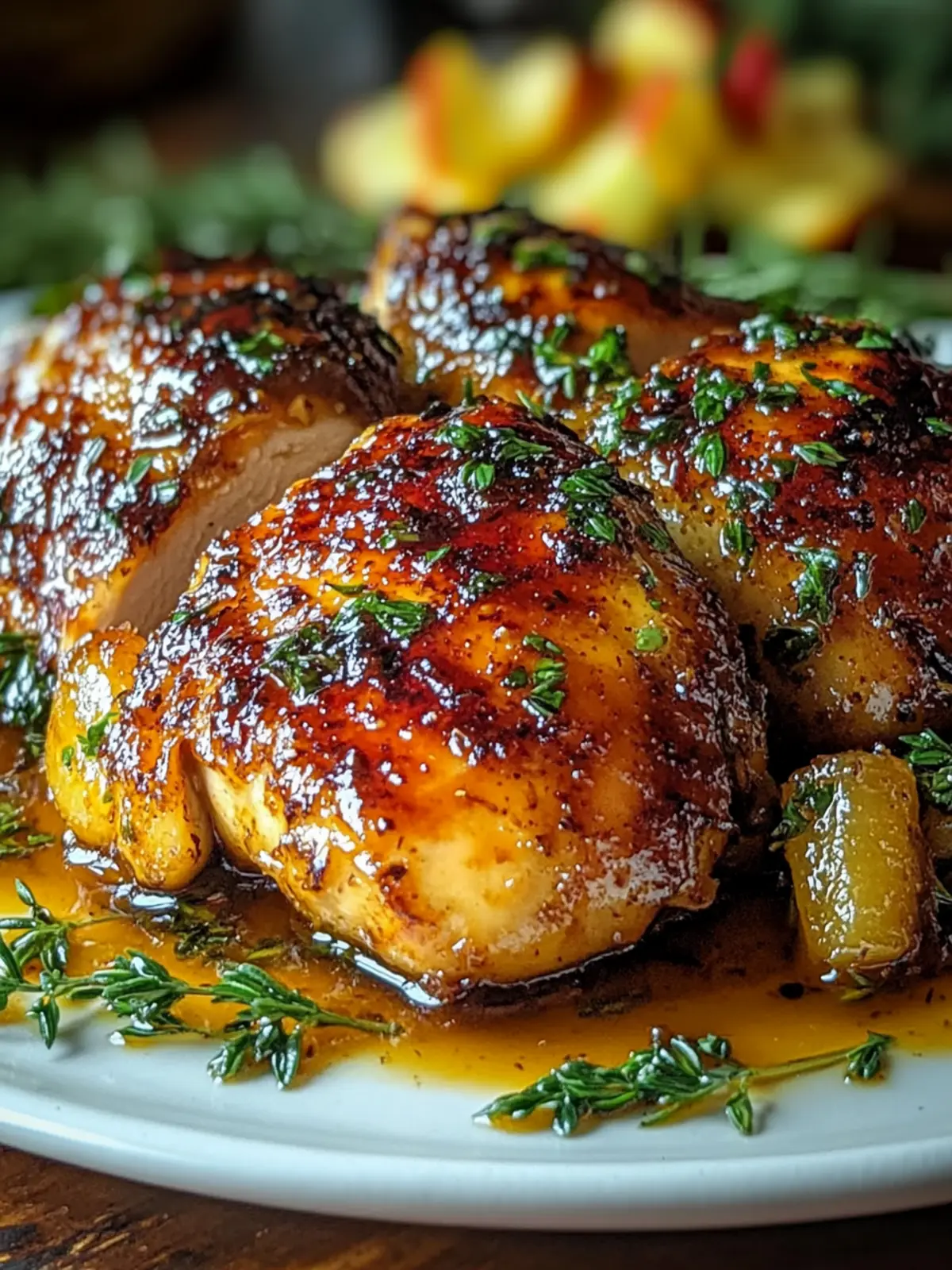 Savory Apple Cider Glazed Chicken for Effortless Dinner Delight 3 Apple Cider Glazed Chicken
