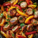 Spicy Sausage & Pepper Skillet: A 30-Minute Dinner Adventure 2 Spicy Sausage & Pepper Skillet