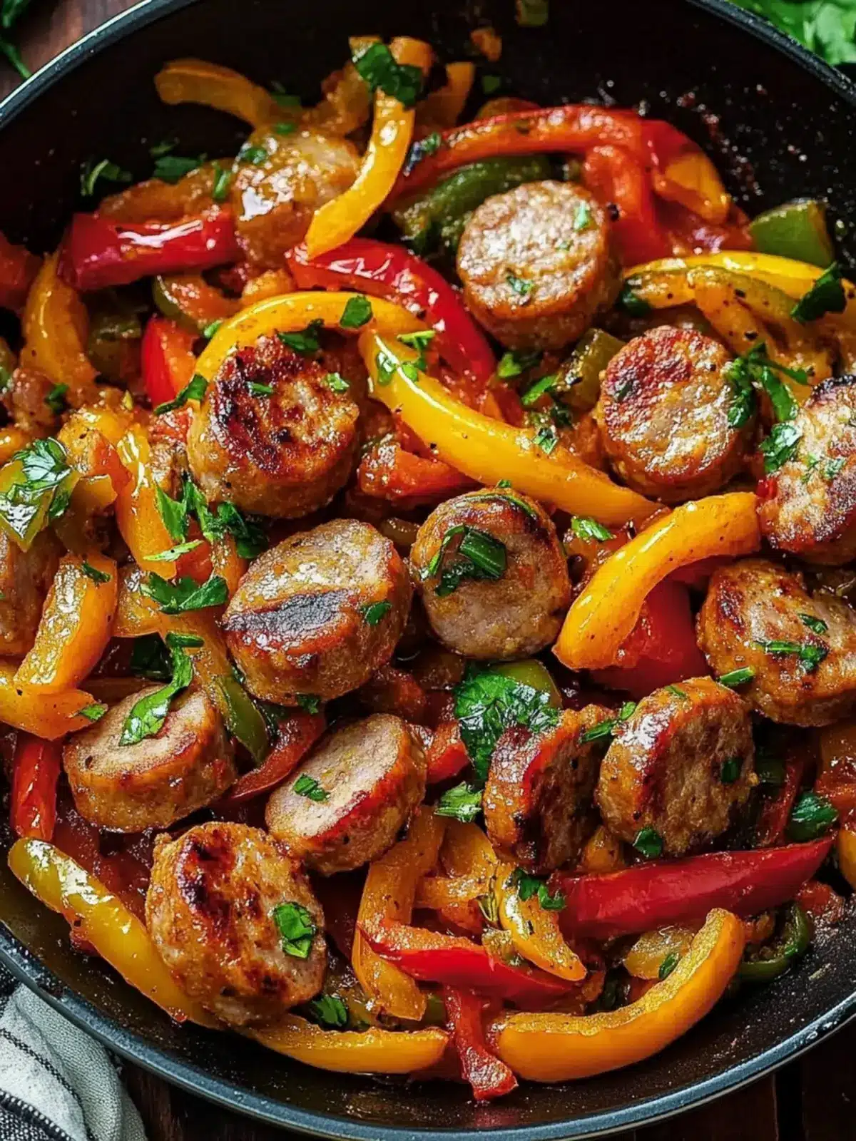 Spicy Sausage & Pepper Skillet: A 30-Minute Dinner Adventure 5 Spicy Sausage & Pepper Skillet