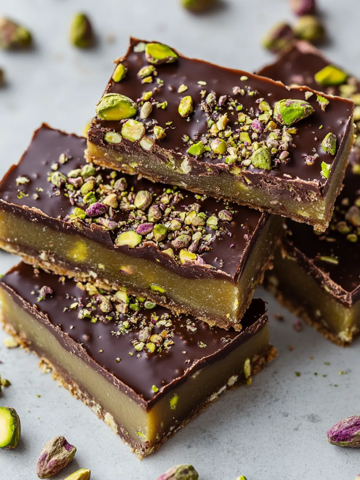 Dubai Chocolate Pistachio Bars: Indulge in Rich, Crunchy Bliss 3 Dubai Chocolate Pistachio Bars
