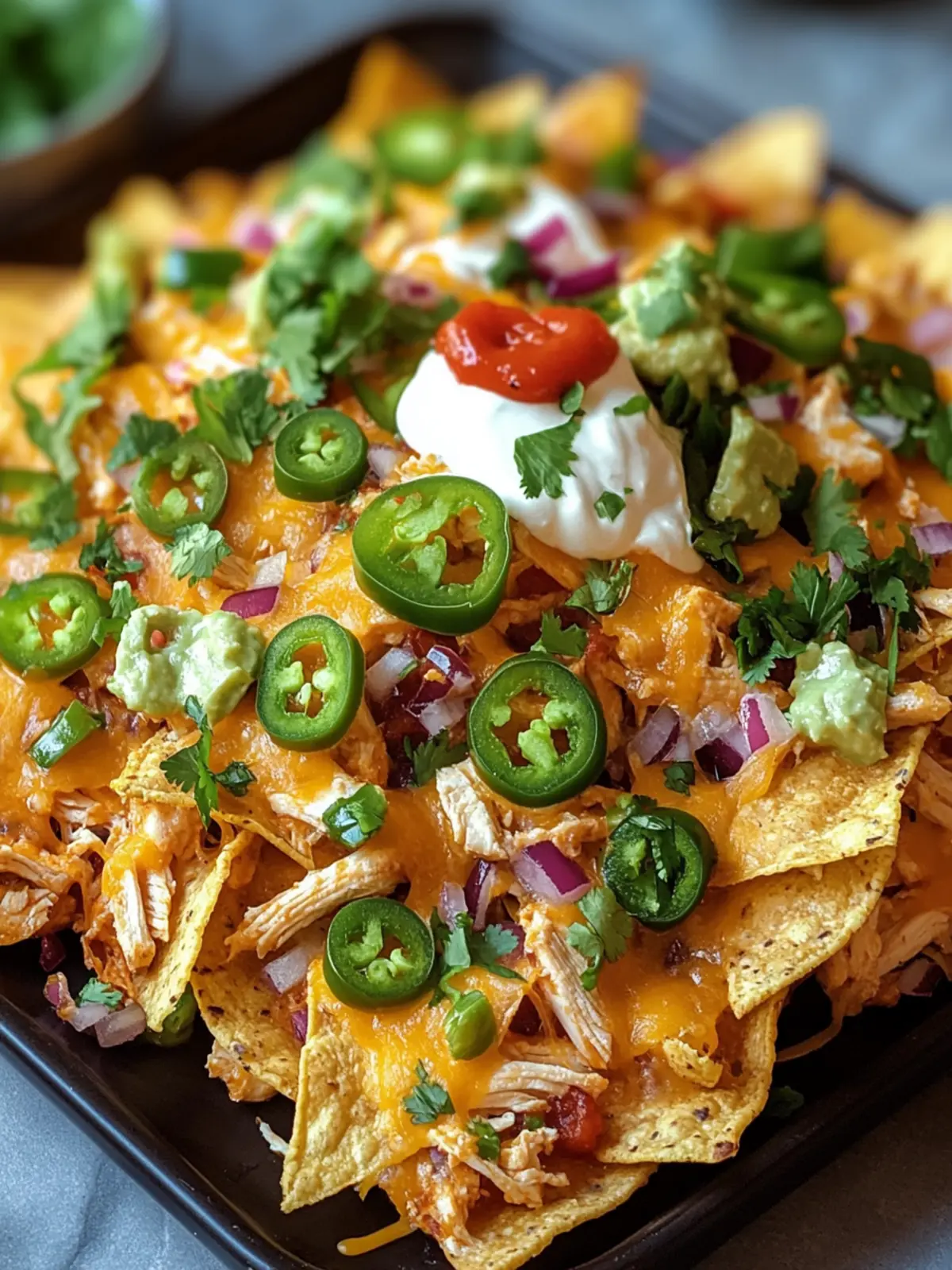 Ultimate Loaded Chicken Nachos for Your Next Game Night Delight 4 Loaded Chicken Nachos