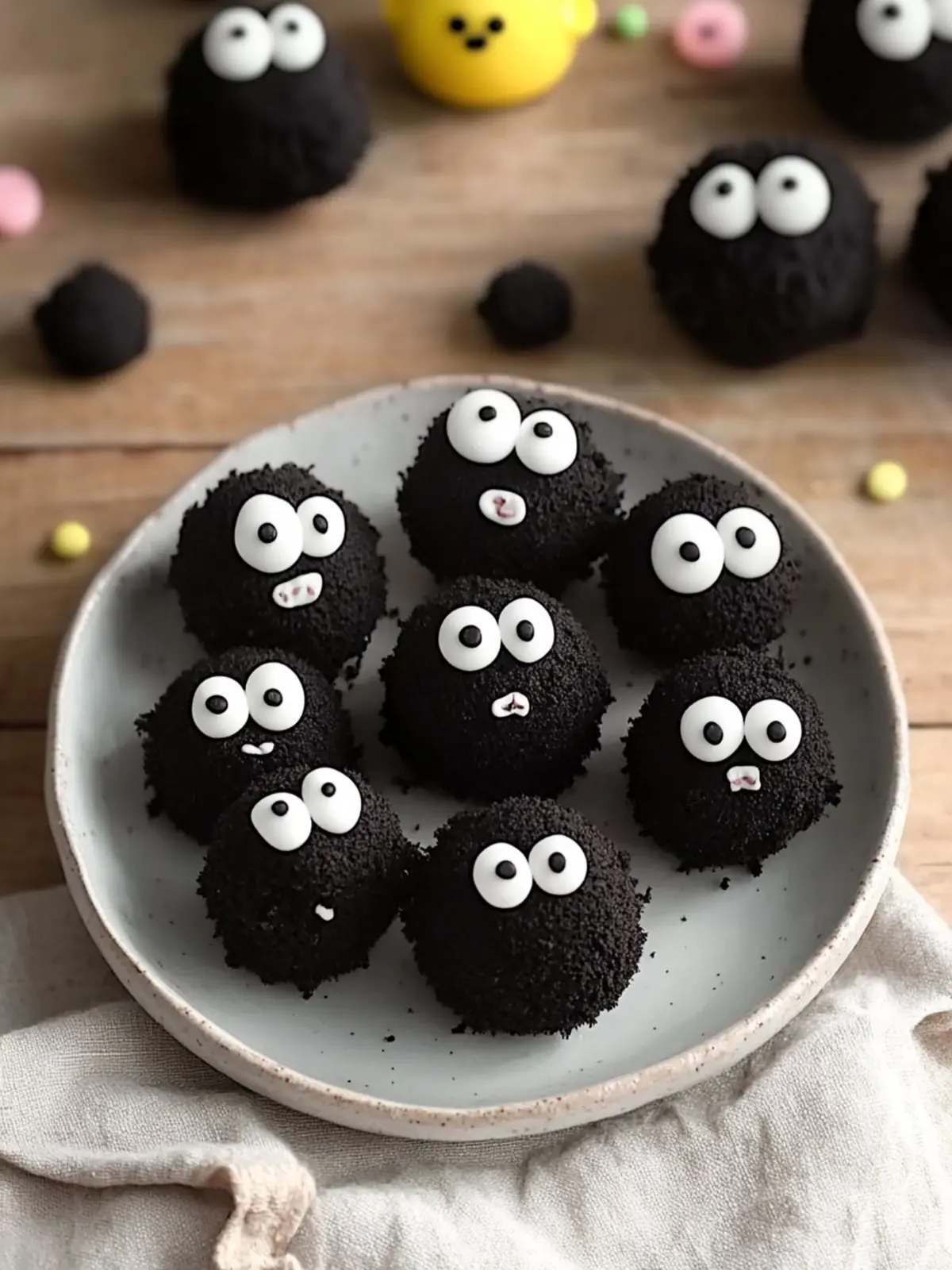 Delicious 2-Ingredient Soot Sprite Truffles for Ghibli Fans 5 2-Ingredient Soot Sprite Truffles (Studio Ghibli & Spirited Away)