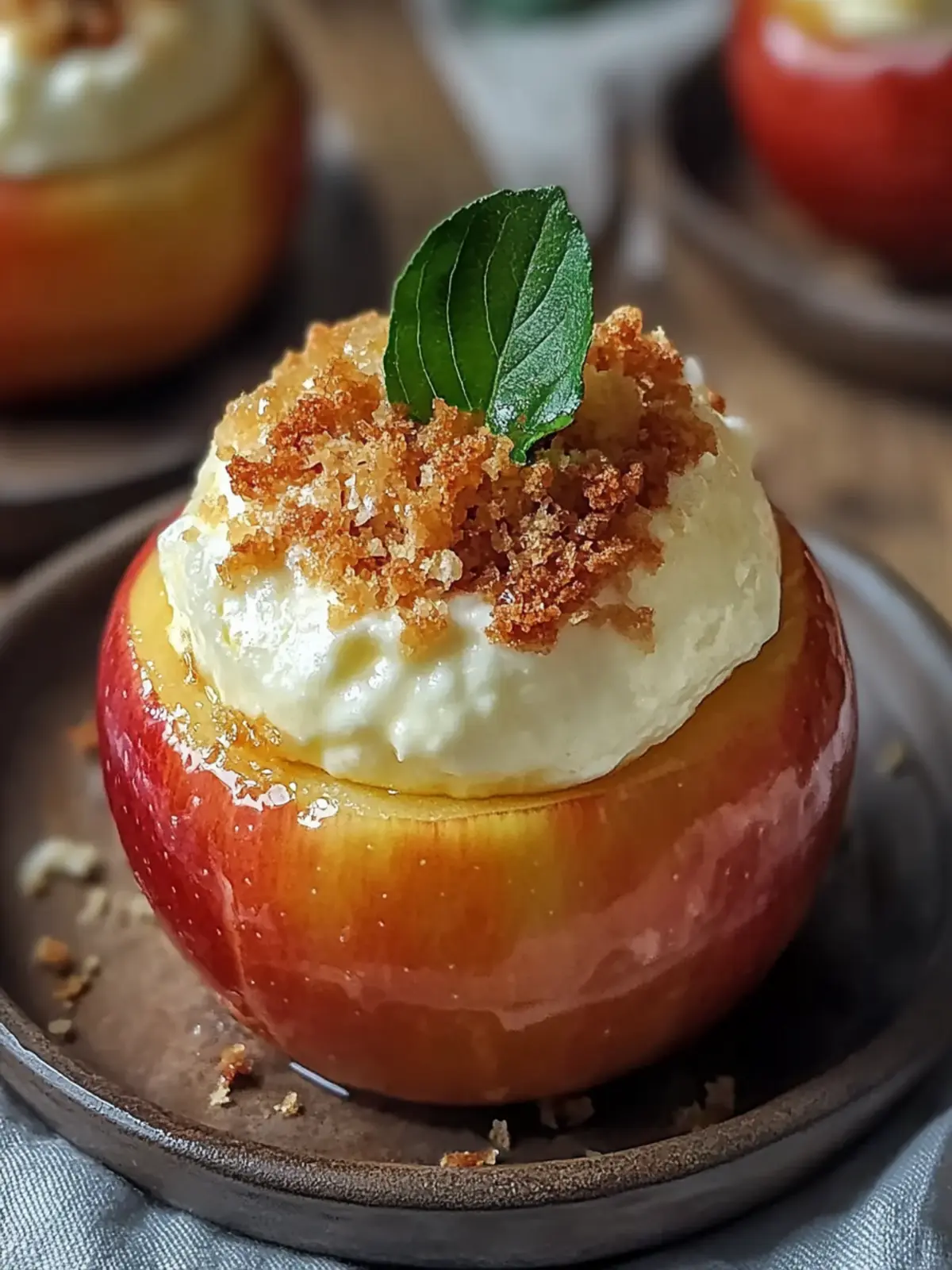 Cheesecake Stuffed Baked Apples for Guilt-Free Indulgence 3 Cheesecake Stuffed Baked Apples