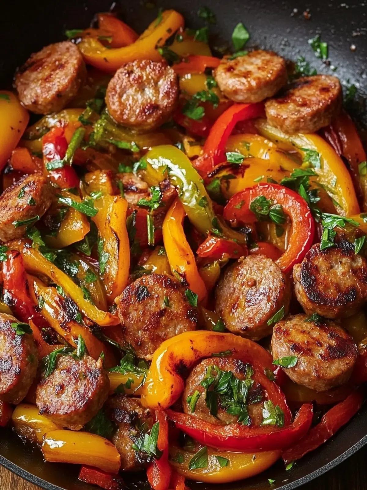 Spicy Sausage & Pepper Skillet: A 30-Minute Dinner Adventure 3 Spicy Sausage & Pepper Skillet
