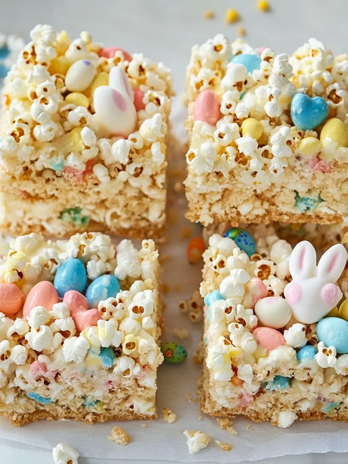 Delicious Easter Bunny Popcorn Bars You’ll Love to Make 3 Easter Bunny Popcorn Bars