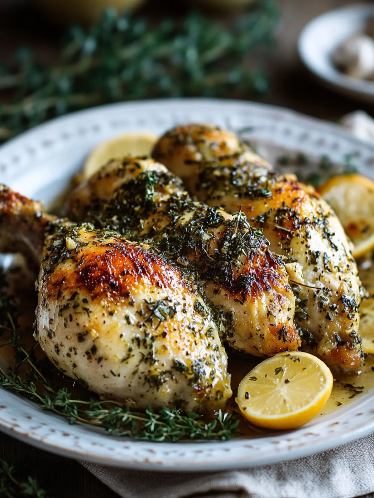 Roasted Garlic Herb Chicken: Comfort Food for Family Nights 4 Roasted Garlic Herb Chicken