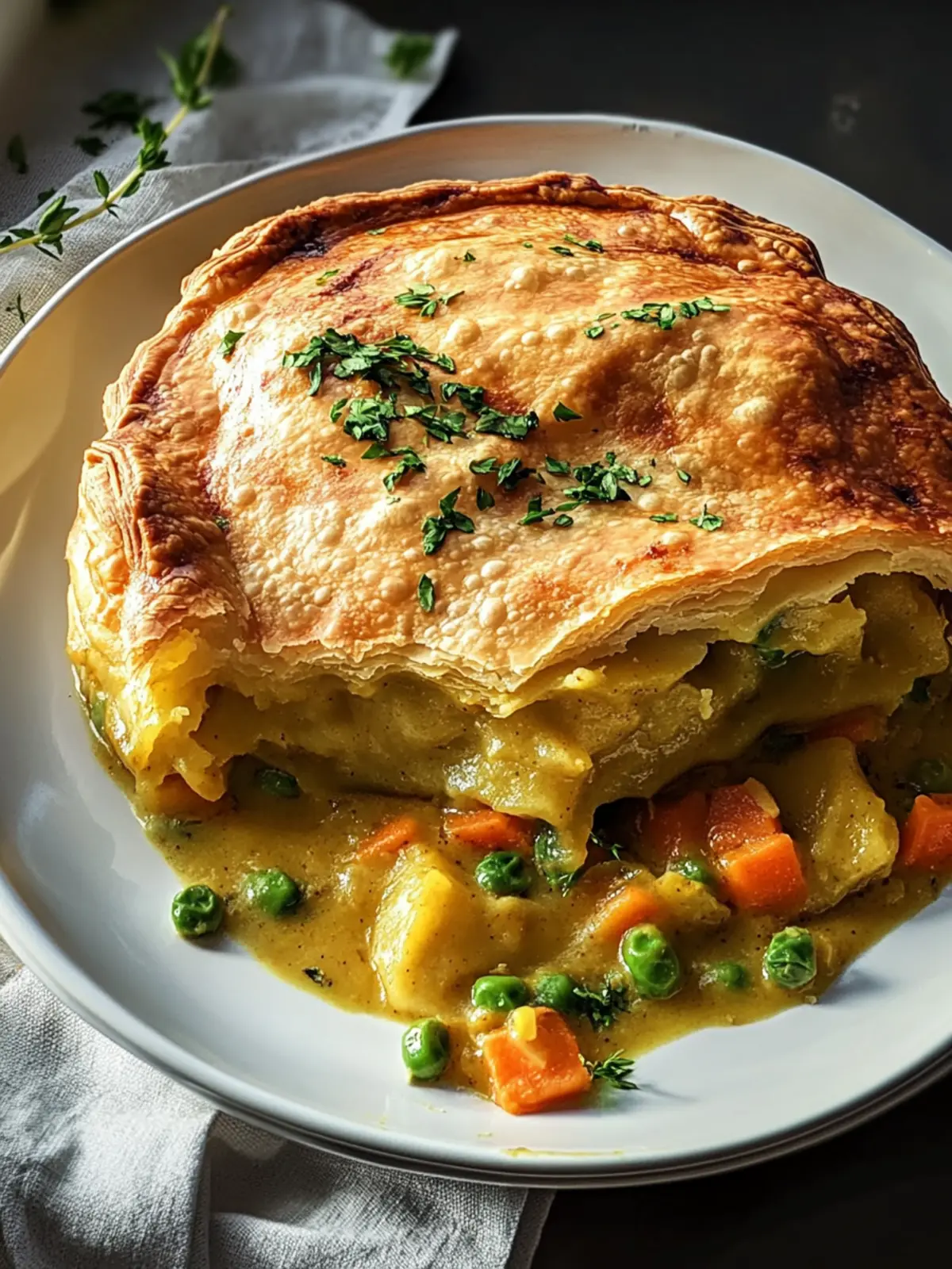 Curry Dumpling Pot Pie: A Cozy Twist on Comfort Food 2 Curry Dumpling Pot Pie