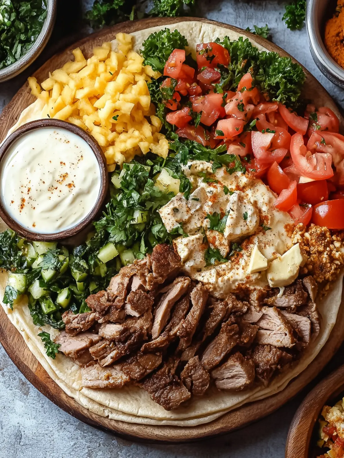 Irresistible Lebanese Shawarma Platter for Sharing Joy 3 Lebanese Shawarma Platter