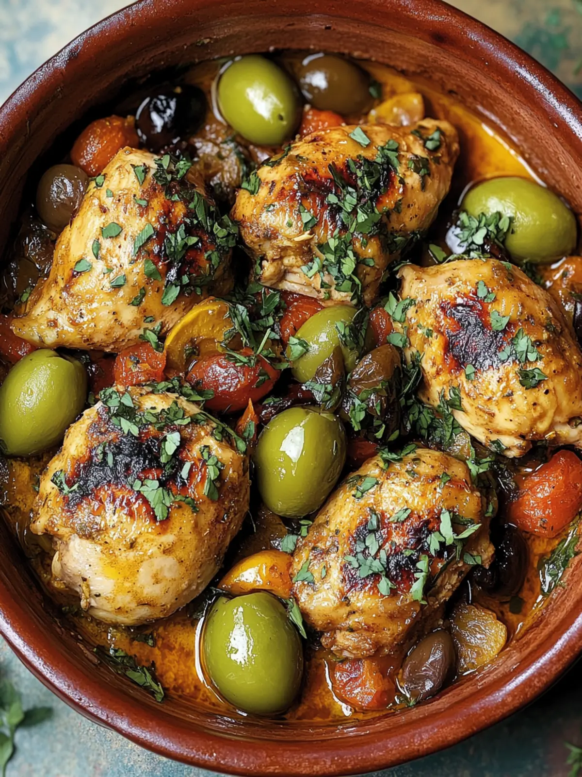 Savor Authentic Chicken Tagine with Olives for a Cozy Meal 2 Chicken Tagine with Olives