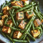 Delicious Garlicky Green Beans and Tofu for a Healthy Dinner 2 Garlicky Green Beans and Tofu