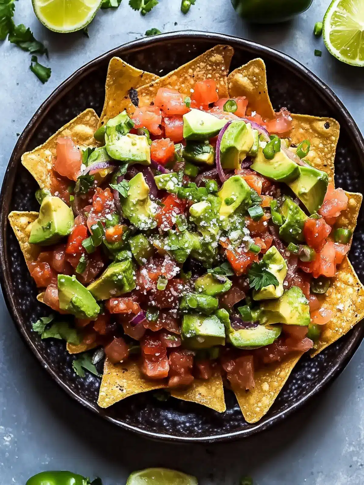 Poke Nachos with Spicy Tuna: Crispy Flavor Fusion Delight 2 Poke Nachos with Spicy Tuna