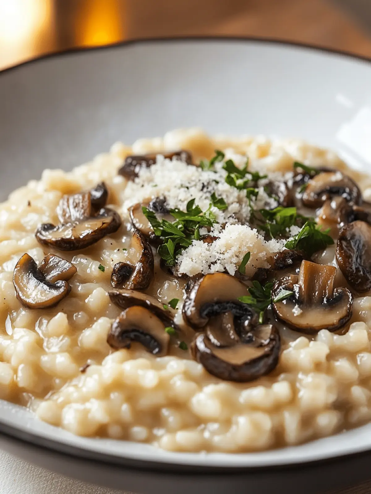 Indulge in Creamy Truffle Mushroom Risotto Tonight 4 Truffle Mushroom Risotto
